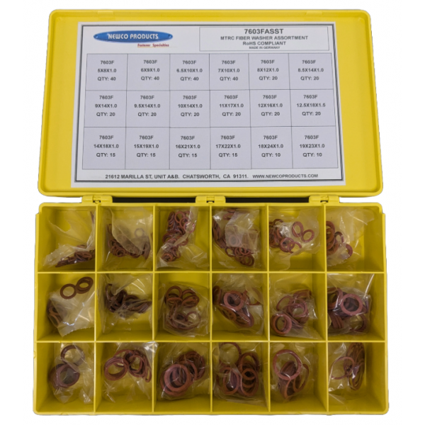 7603FASST METRIC FIBER WASHER ASSORTMENT 7603FASST METRIC FIBER WASHER ASSORTMENT