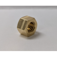 METRIC TALL BRASS HEX NUT (COARSE)