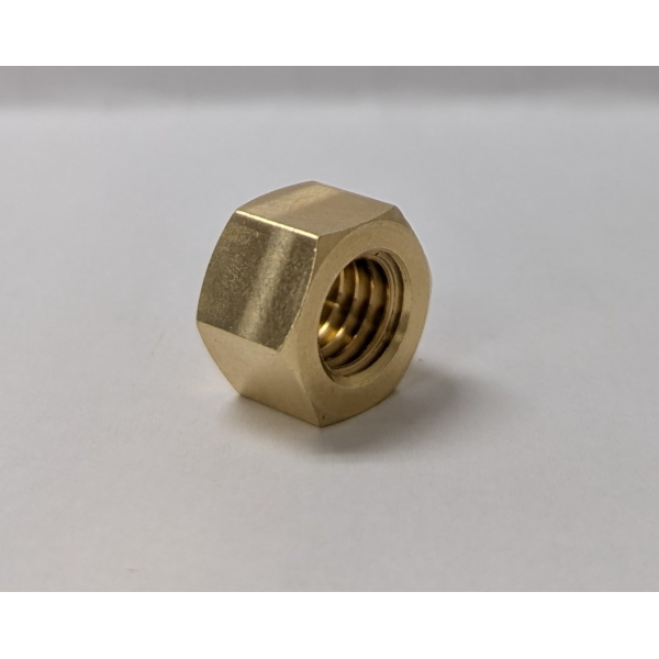 METRIC TALL BRASS HEX NUT (COARSE)