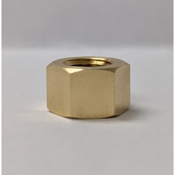 METRIC TALL BRASS HEX NUT (COARSE)