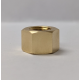 METRIC TALL BRASS HEX NUT (COARSE)