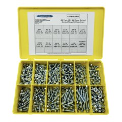 AST#FBZM05 JIS 5 MM Flange Bolt and Serrated Flange Nut Assortment AST#FBZM05 JIS 5 MM Flange Bolt and Serrated Flange Nut Assortment