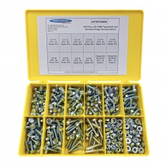 AST#FBZM06 JIS 6 MM Flange Bolt and Serrated Flange Nut Assortment AST#FBZM06 JIS 6 MM Flange Bolt and Serrated Flange Nut Assortment