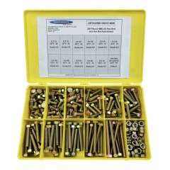 AST#JISB1180YZ-M08 255 Piece 8 MM JIS Hex Bolt and Hex Nut Assortment AST#JISB1180YZ-M08 255 Piece 8 MM JIS Hex Bolt and Hex Nut Assortment