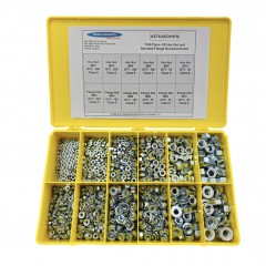 AST#JISZHNFN 1340 Piece JIS Hex Nut and Serrated Flange Nut Assortment AST#JISZHNFN 1340 Piece JIS Hex Nut and Serrated Flange Nut Assortment
