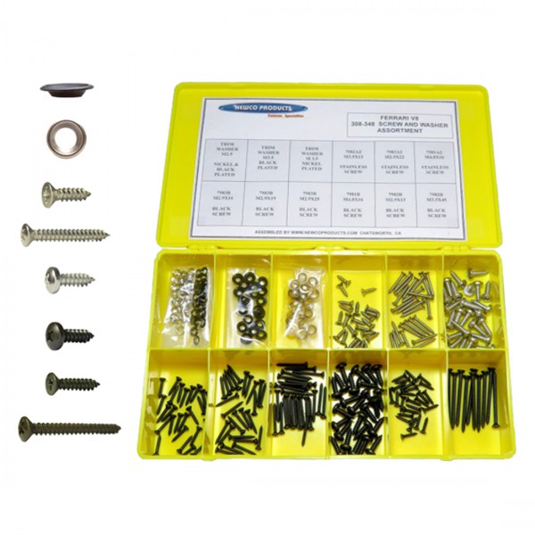 NP308-348ASST FERRARI RESTORATION KIT SCREW ASSORTMENT