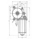 24 Volt D.C. Motor R.H. (9 Teeth 39mm Diameter)