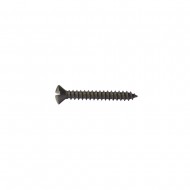 2.9X16 BLACK ZINC 7973 COUNTER SUNK SLOT SCREW 