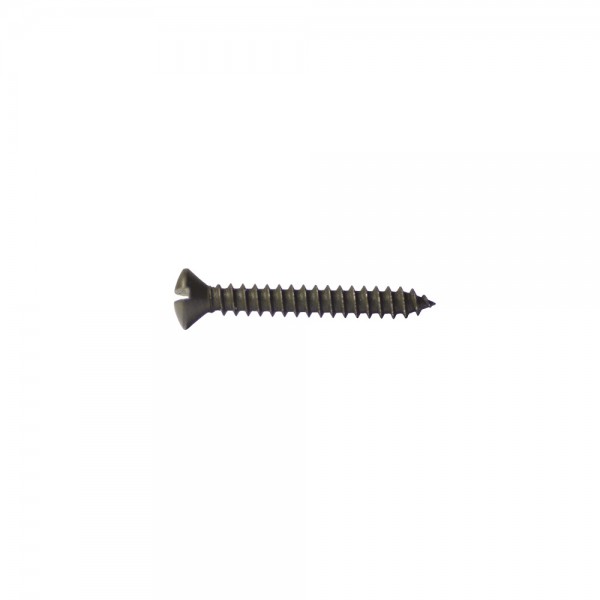 3.9X22 BLACK ZINC 7973 COUNTER SUNK SLOT SCREW 