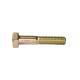 M10X045 YELLOW ZINC 931 METRIC HEX BOLT