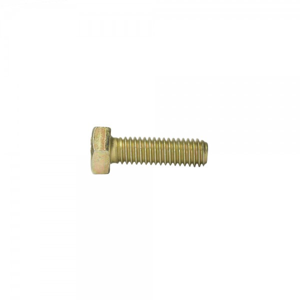 M06X012 YELLOW ZINC 933 METRIC HEX BOLT