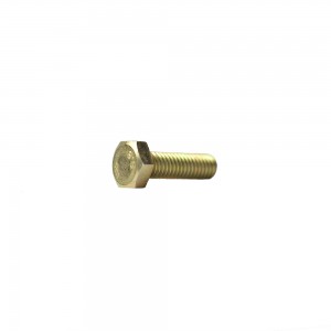 M04 Yellow Zinc DIN 933 Bolts