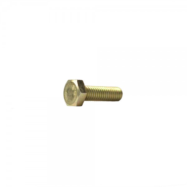 M06X016 YELLOW ZINC 933 METRIC HEX BOLT