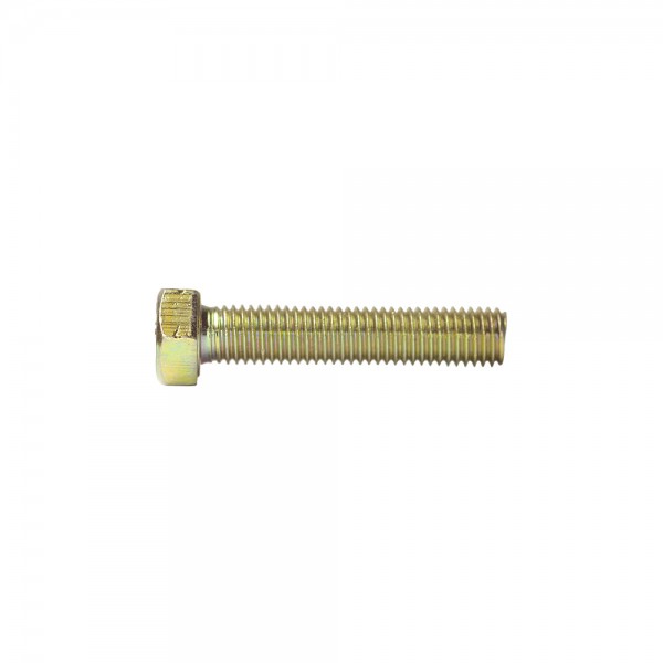 M04X040 YELLOW ZINC 933 METRIC HEX BOLT