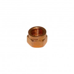 COPPER LOCK NUT M08X1.25X12 COPPER LOCK NUT M08X1.25X12