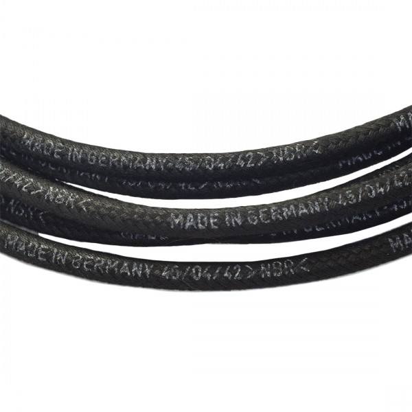 BLACK BRAIDED HOSE BB-006 M4.5X2.5