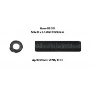 BLACK BRAIDED HOSE BB-011 M06X2.5