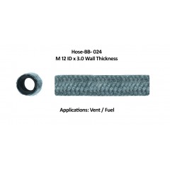 BLACK BRAIDED HOSE BB-024 M12X3.0 BLACK BRAIDED HOSE BB-024 M12X3.0