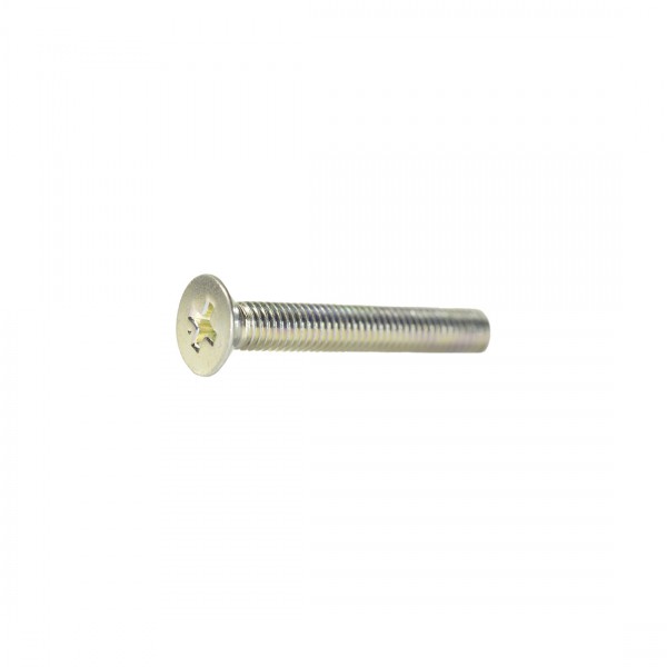 M06X008 JIS PHILLIPS ZINC FLAT HEAD MACHINE SCREW