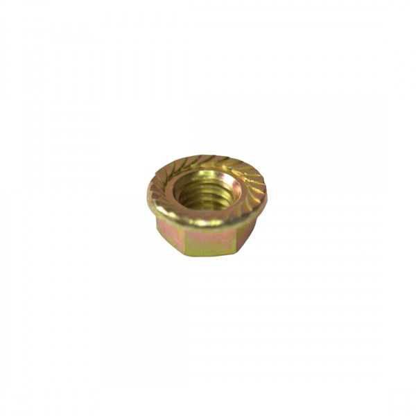 JIS B1190 FLANGE NUT M4 YELLOW ZINC