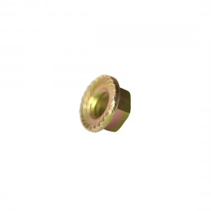 JIS B1190 Yellow Zinc Flange Nuts