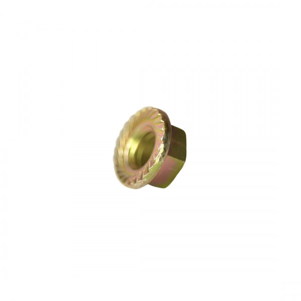 JIS B1190 FLANGE NUT M5 YELLOW ZINC