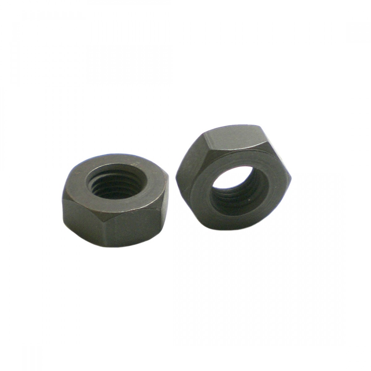BLACK OXIDE HEX NUT M08X1.0X14