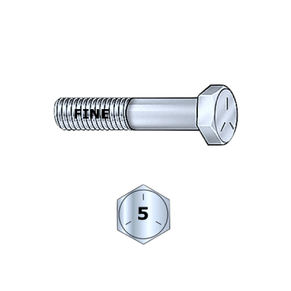 3/8-24 X 2 3/4 HEX BOLT GR 5 Z