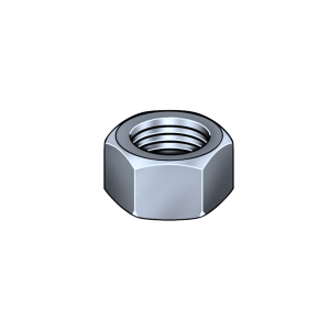 HEX FIN NUT ZINC