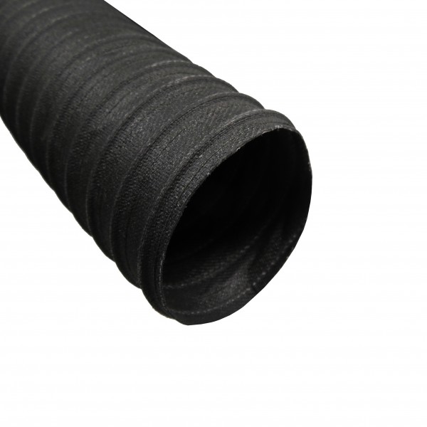 AIR DUCT BLACK CANVAS 60MM (SOLD PER FOOT)