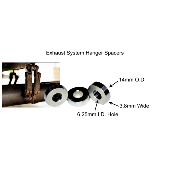 Exhaust System Hanger Spaces 