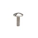 POLISHED SLOT STAINLESS STEEL SCREW M04X12