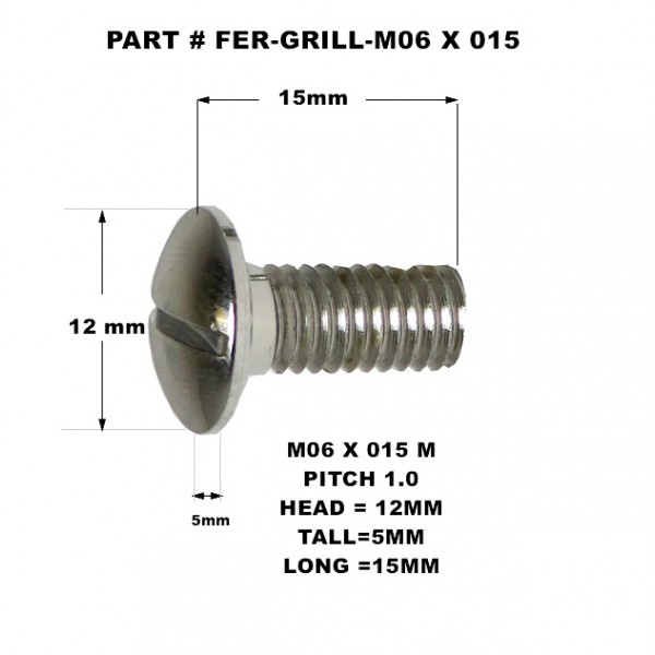 FERRARI 250 GRILL SCREW