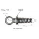 #136 ROUND BASE FUEL HOSE FITTING M12