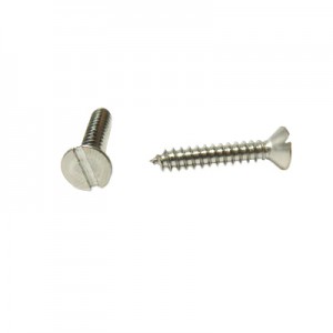 DIN 7972 - COUNTERSUNK FLAT SLOT SHEETMETAL SCREWS