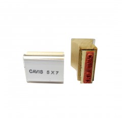 CAVIS 5X7 RUBBER STAMP CAVIS 5X7 RUBBER STAMP