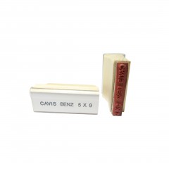 CAVIS BENZ 5X9 RUBBER STAMP CAVIS BENZ 5X9 RUBBER STAMP