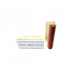 CAVIS BENZ 8X14 RUBBER STAMP CAVIS BENZ 8X14 RUBBER STAMP