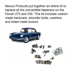 REPLACEMENT FASTENER TOP KIT FOR FERRARI 275/330 REPLACEMENT FASTENER TOP KIT FOR FERRARI 275/330